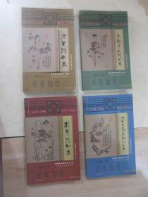 时尚音画   第1-4辑：《将军诗竹画》《边关诗竹画》《历史名人与新疆诗竹画》《新疆景观诗竹画》4本合售【附 光盘各1张  详见图片】