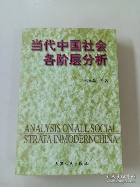 当代中国社会各阶层分析
