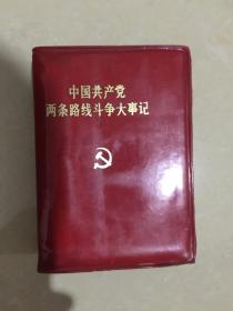 中国共产党两次路线斗争大事记