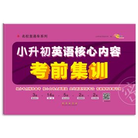 名校直通车小升初英语核心内容考前集训小学毕业升学冲刺必刷卷