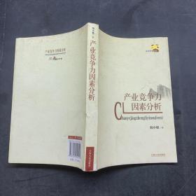 產(chǎn)業(yè)競(jìng)爭(zhēng)力因素分析