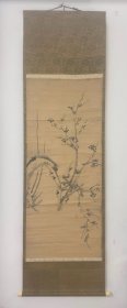 池大雅（1723年-1776年）大尺幅写意<腊梅图》