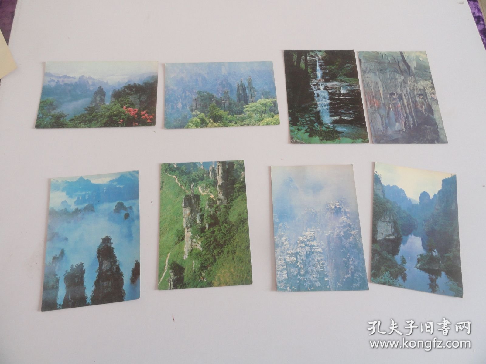 索溪峪明信片 7枚一套