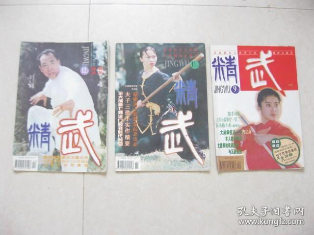 精武杂志  1996年  9期.11期.12期  三本合售