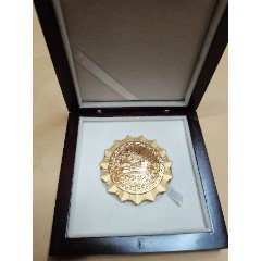 国庆60周年群众＊行人口卫生方阵纪念章