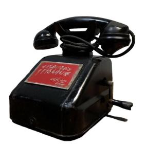 怀旧老物件老电话机手摇电话机红色文化民俗馆影视道具之佳品