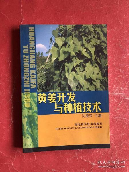 黄姜开发与种植技术（2005年1版1印，非馆藏，9品）