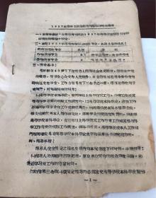 1957年华中农学院招收研究生简章和空白报名表等资料