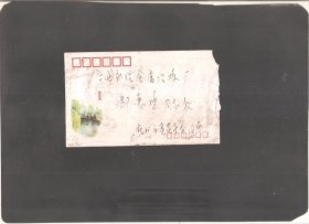 【北极光】1986年-浙江杭州白莲花寺寄上海-实寄封-西湖美术封-实物拍摄
