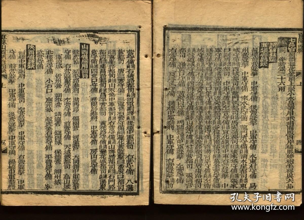 【提供资料信息服务】大清中枢备览，不分卷，清光绪16年（1890）刻本，线装原书为2册，此处销售黑白影印胶装本。