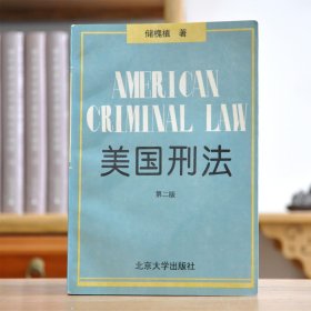 美国刑法（32开平装 全1册）