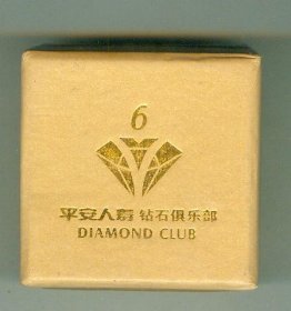 《平安人寿钻石俱乐部》（6）证章带原盒