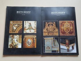 BUTCHOFF EXCELLENCE IN ANTIQUES Wst.1964 举办 欧洲古董家具展览图录 两册合售