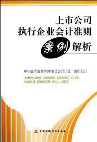 上市公司执行企业会计准则案例解析