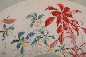 花卉虫扇面 1-333