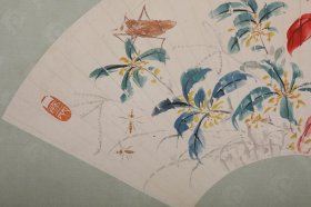 花卉虫扇面 1-333