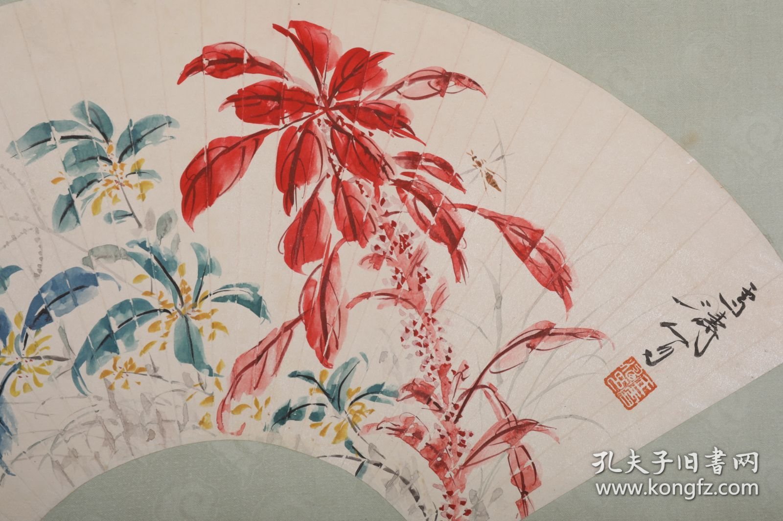 花卉虫扇面 1-333