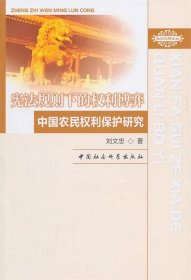 宪法规则下的权利博弈：中国农民权利保护研究