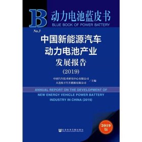 动力电池蓝皮书：中国新能源汽车动力电池产业发展报告