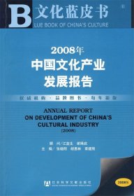 2008年中国文化产业发展报告