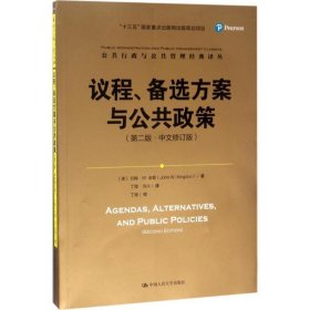 议程、备选方案与公共政策