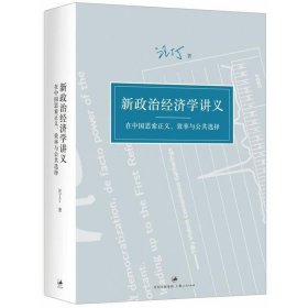 新政治经济学讲义：在中国思索正义、效率与公共选择