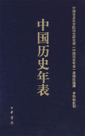 中国历史年表