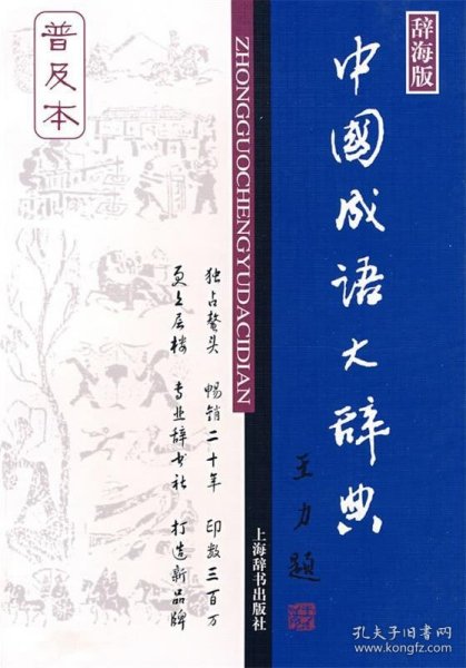 辞海版 中国成语大辞典（普及本）