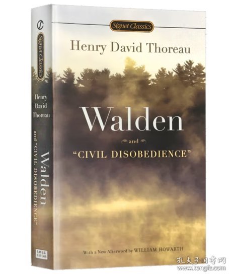 现货 梭罗：瓦尔登湖 英文原版 Walden and Civil Disobedience