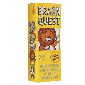 现货 Brain Quest Kindergarten, Revised 4th Edition: 300 Questions and Answers to Get a Smart Start