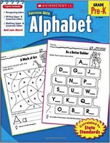 现货 Scholastic Success with Alphabet, Grade Pre-K