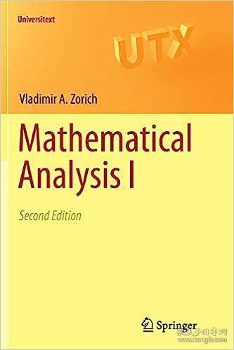 Mathematical Analysis I (Universitext)