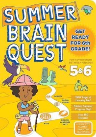 现货 少儿智力开发 英文原版 Summer Brain Quest 美国小学生全科暑假练习册 5-6年级