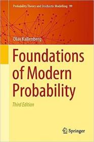 现货 Foundations of Modern Probability