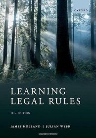 现货 Learning Legal Rules:A Students' Guide to Legal Method and Reasoning