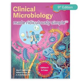 现货 临床微生物学变得非常简单：彩色版Clinical Microbiology Made Ridiculously Simple:Color Edition