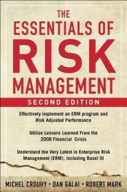 现货 风险管理精要，第二版 The Essentials of Risk Management, Second Edition