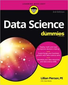 现货 数据科学达人迷 第3版Data Science For Dummies 3E