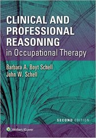 现货 职业治疗中的临床和专业推理Clinical and Professional Reasoning in Occupational Therapy