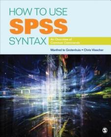 现货 如何使用 SPSS 语法： 常用命令概述How to Use SPSS Syntax: An Overview of Common Commands