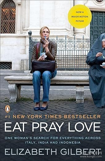 现货 一辈子做女孩 英文原版 Eat Pray Love 电影封面珍藏版原著小说 美食祈祷和恋爱 女性成长