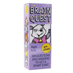 现货 Brain Quest Preschool, Revised 4th Edition: 300 Questions and Answers to Get a Smart Start