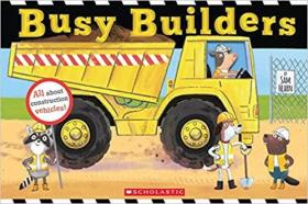 现货 忙碌的建造者 纸板书 3-8岁 英文原版童书 Busy Builders
