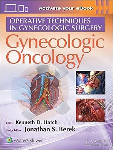 现货 妇科手术操作技术Operative Techniques in Gynecologic Surgery