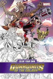 现货 Color Your Own Guardians of the Galaxy 银河护卫队着色书