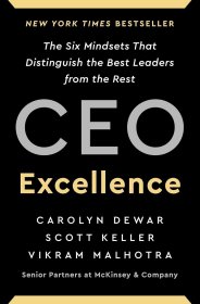 现货 卓越的首席执行官：区分最佳领导者的六种心态CEO Excellence: The Six Mindsets That Distinguis 进口原版