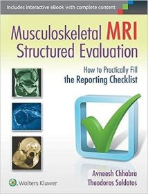 现货 肌肉骨骼核磁共振成像结构评估Musculoskeletal MRI Structured Evaluation