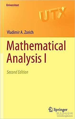 Mathematical Analysis I (Universitext)