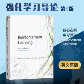 现货 强化学习，第二版Reinforcement Learning, second edition:An Introduction (Adaptive Computation and Machine Learning series)