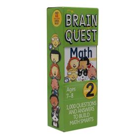 现货 Brain Quest Grade 2 Math